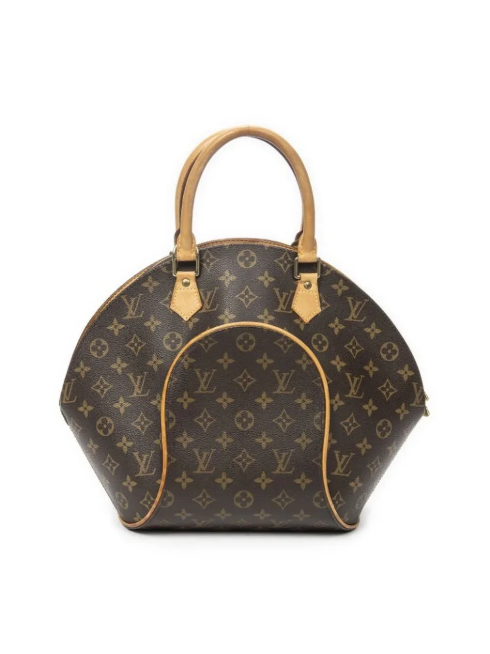 Louis Vuitton Ellipse Brown Monogram Canvas Handbag